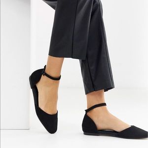 ASOS DESIGN - Lint ballet flats in black